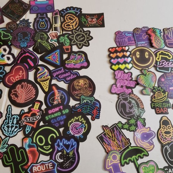Neon sign style stickers 100 - Picture 11 of 11